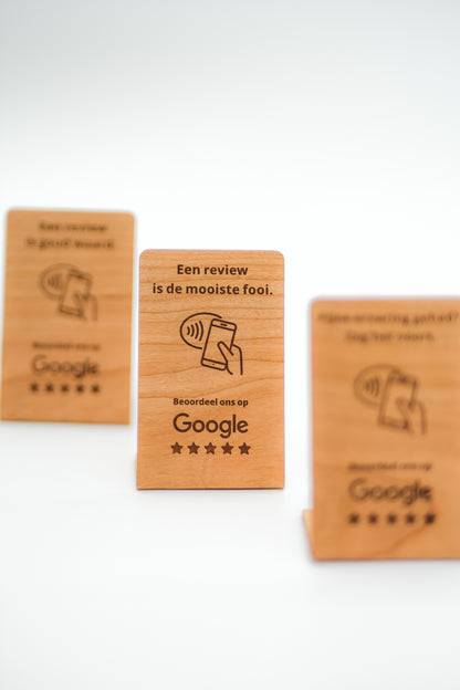 Een review is de mooiste fooi