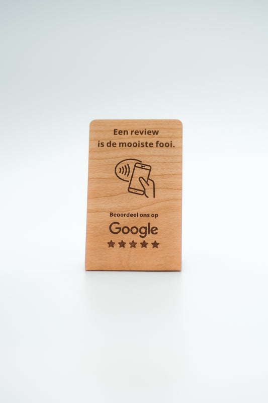 Een review is de mooiste fooi