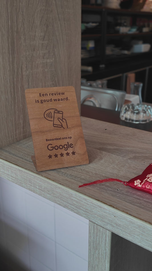 Een review is goud waard